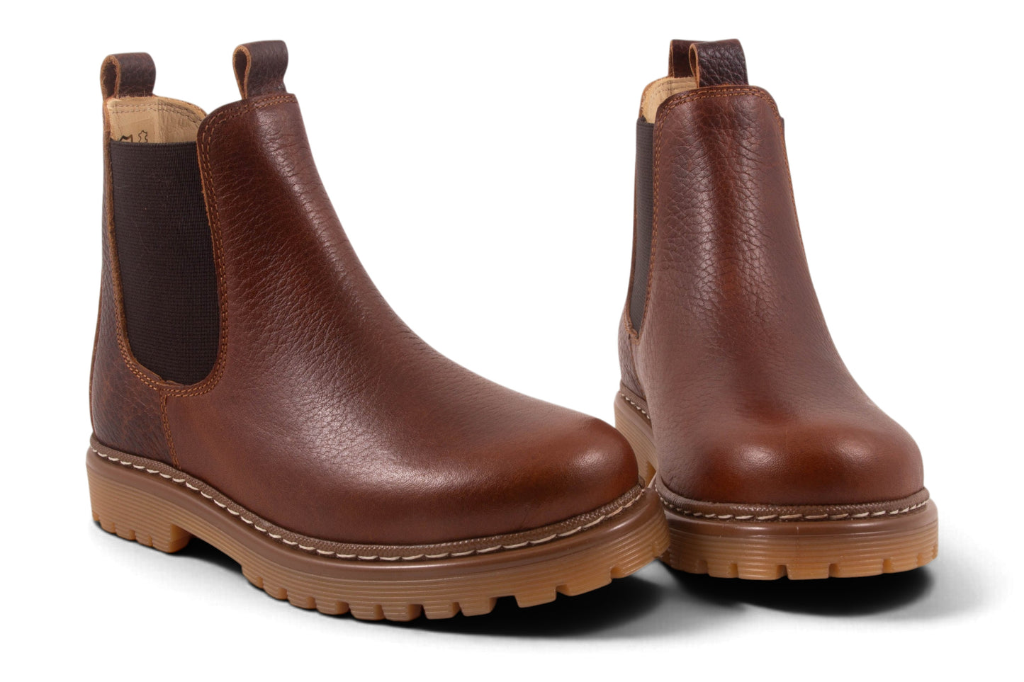 Cognac Leder Stoere Zool