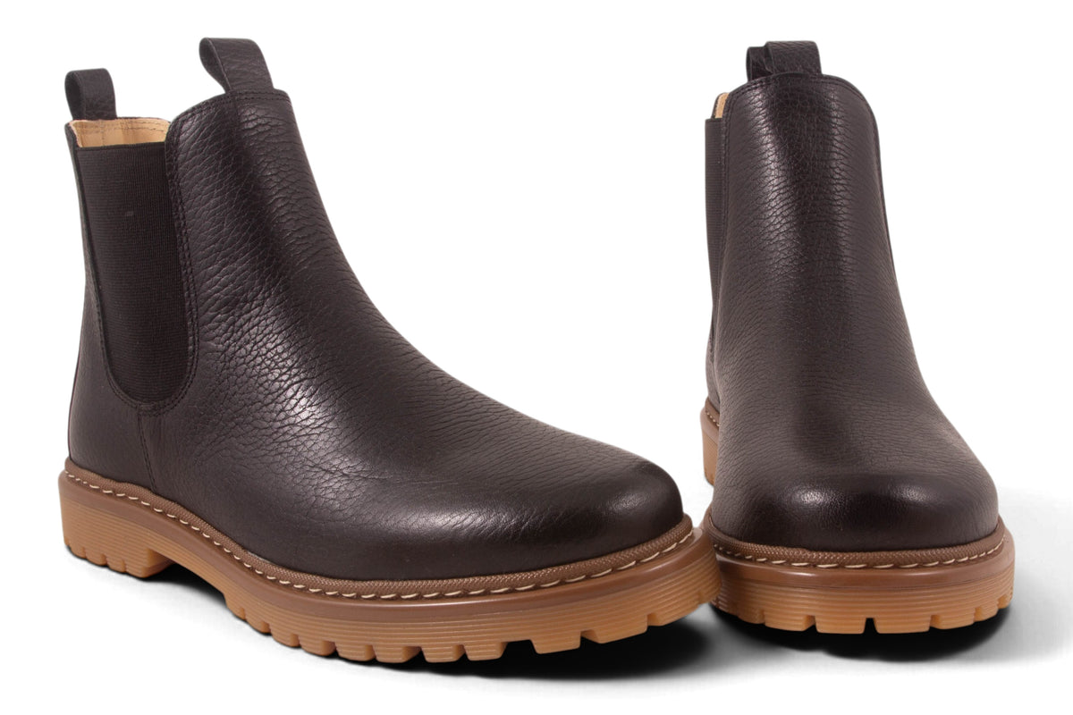 Stoere Zool Zwart Leder