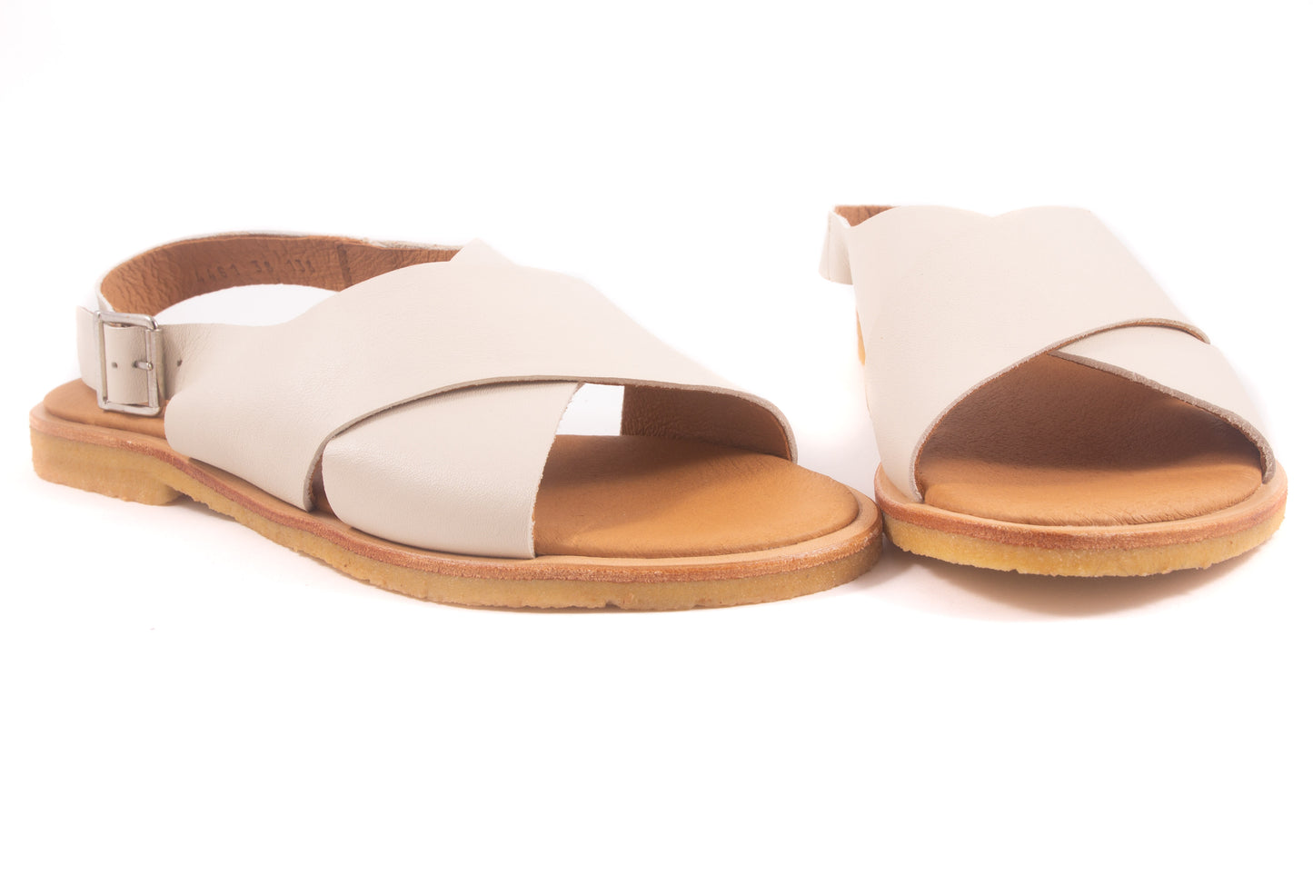 Sandaal Gekruist Creme