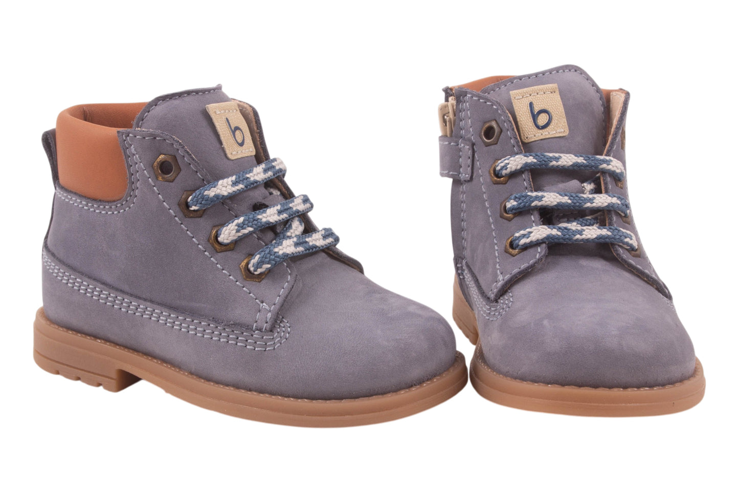 Bottine Jeansblauw