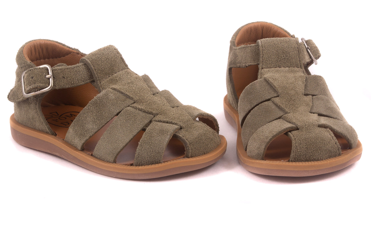 Sandaal Gesloten Kaki Nubuck