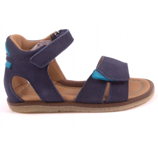 Sandaal Blauw Nubuck  Velcro