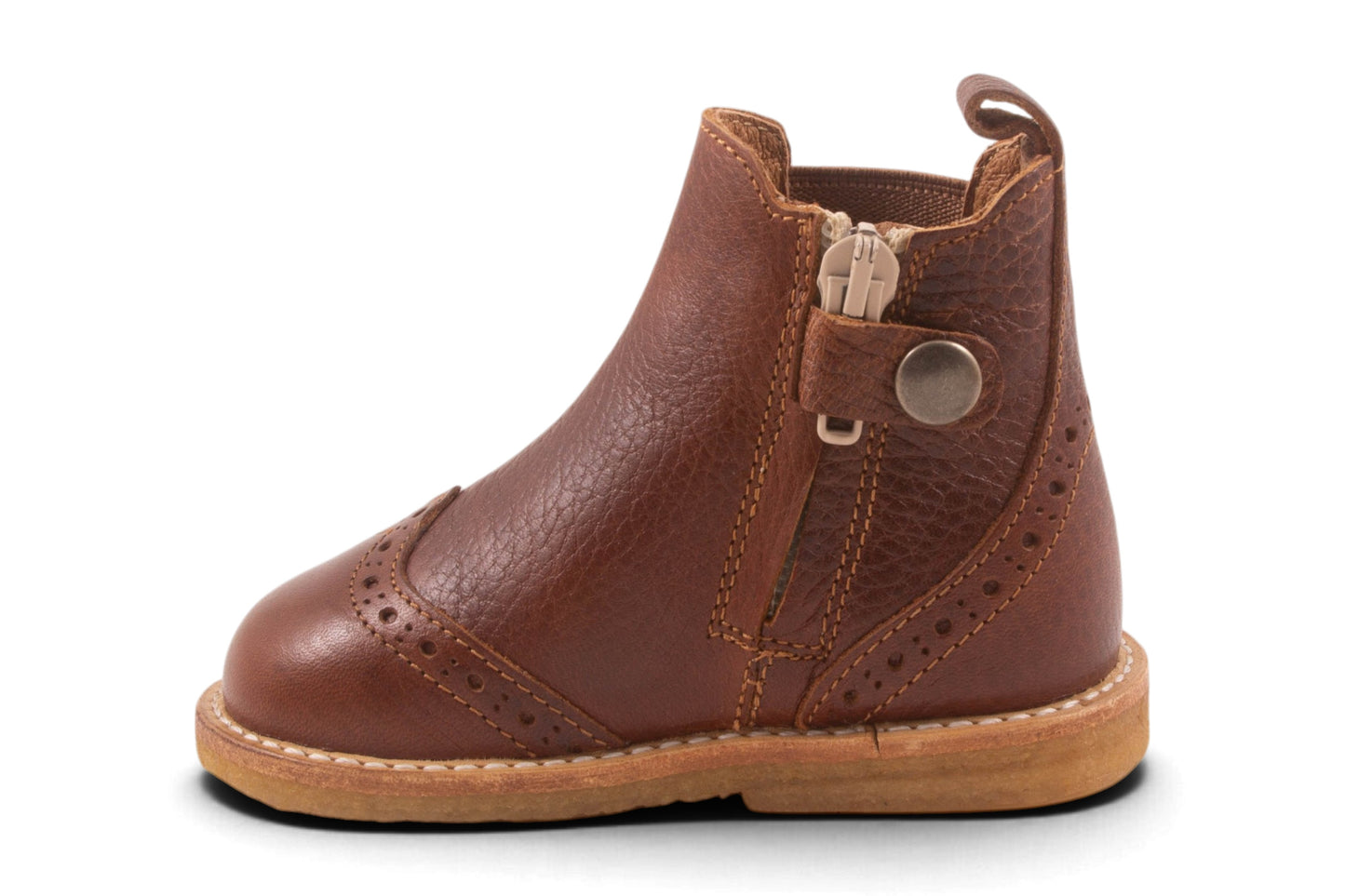 Rits Bruin Glitter Elastiek