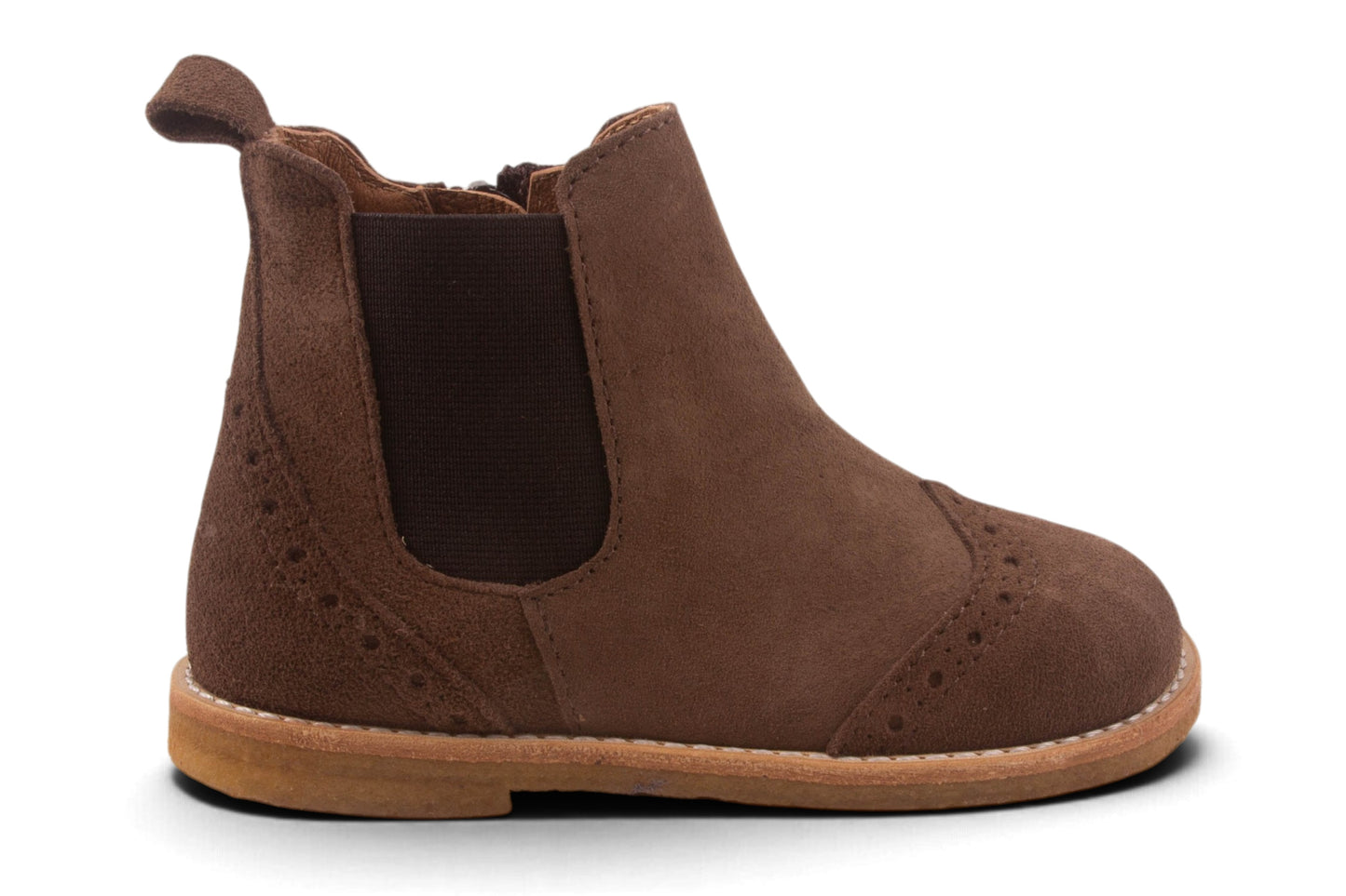 Rits Donkerbruin Nubuck