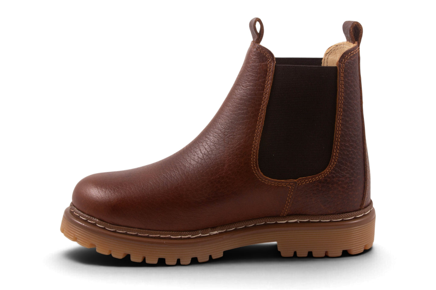 Cognac Leder Stoere Zool