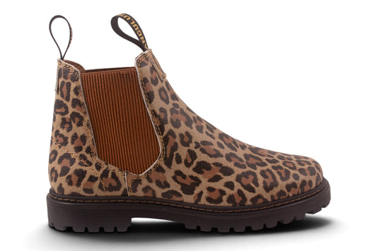 Angulus Laars Stoere Zool Leopard Oranje Elastiek