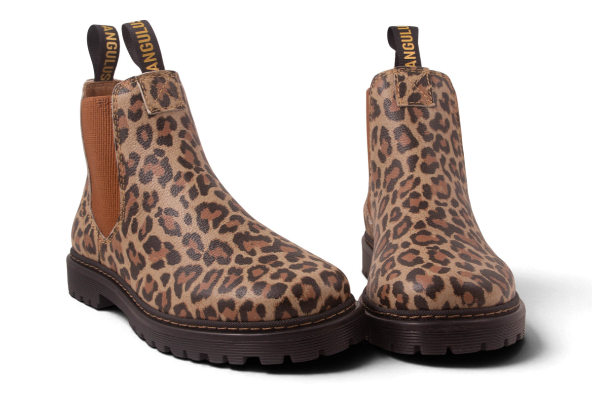 Angulus Laars Stoere Zool Leopard Oranje Elastiek