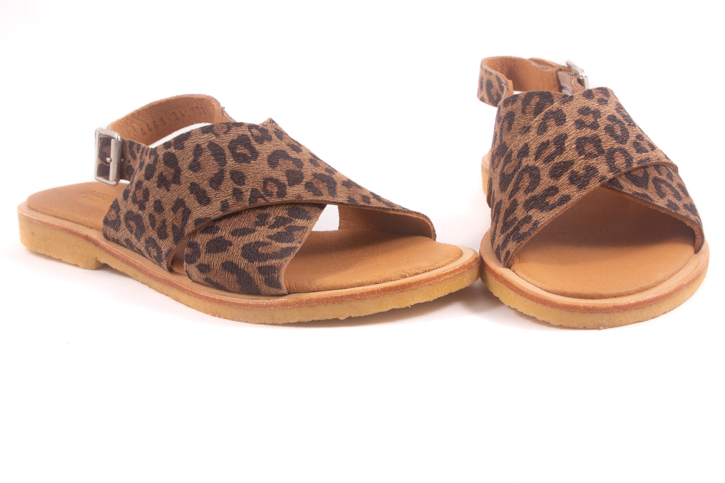 Sandaal Gekruist Leopard