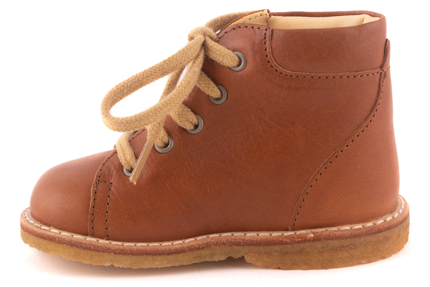 Veterschoen Cognac Leder