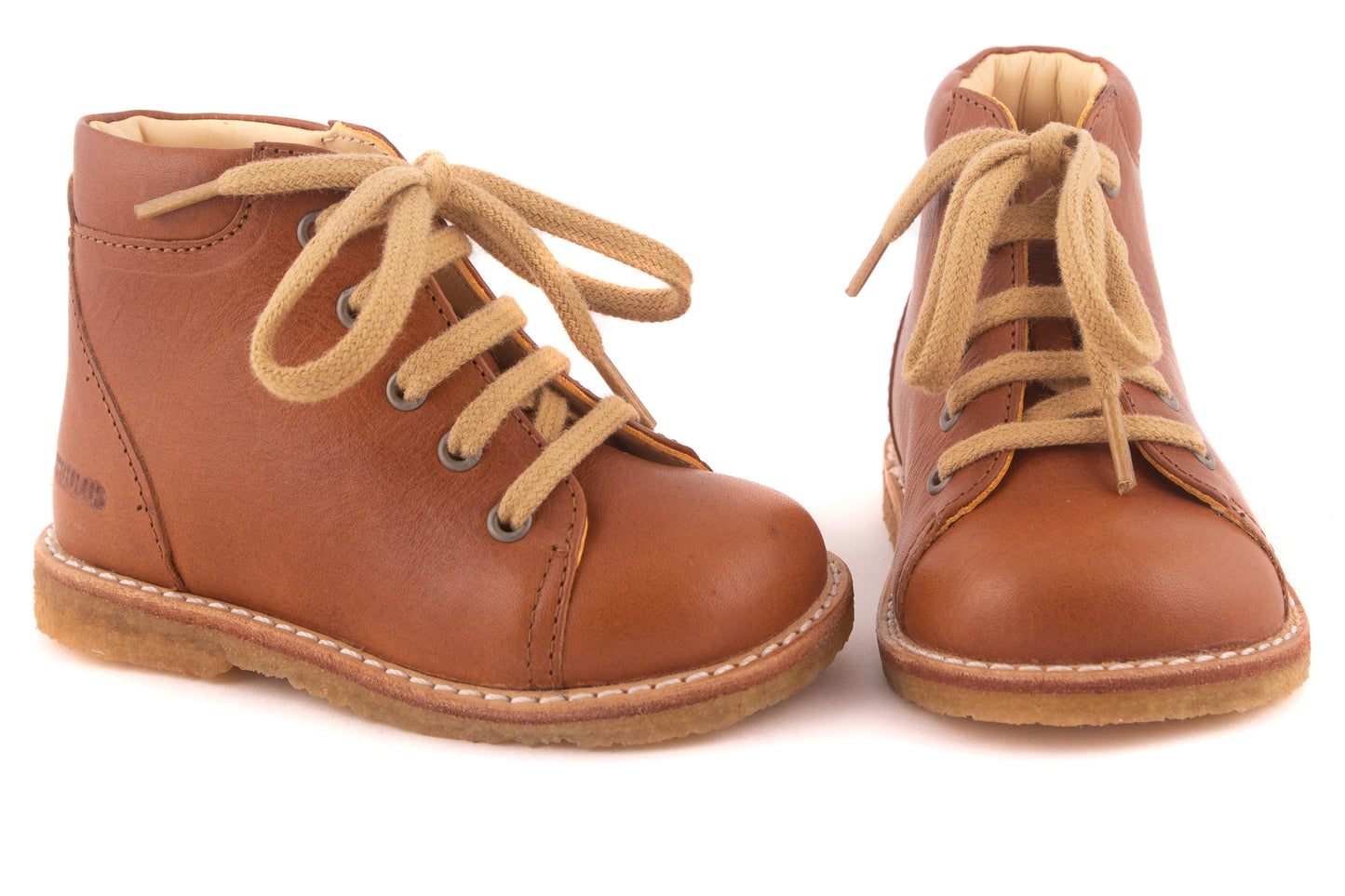 Veterschoen Cognac Leder