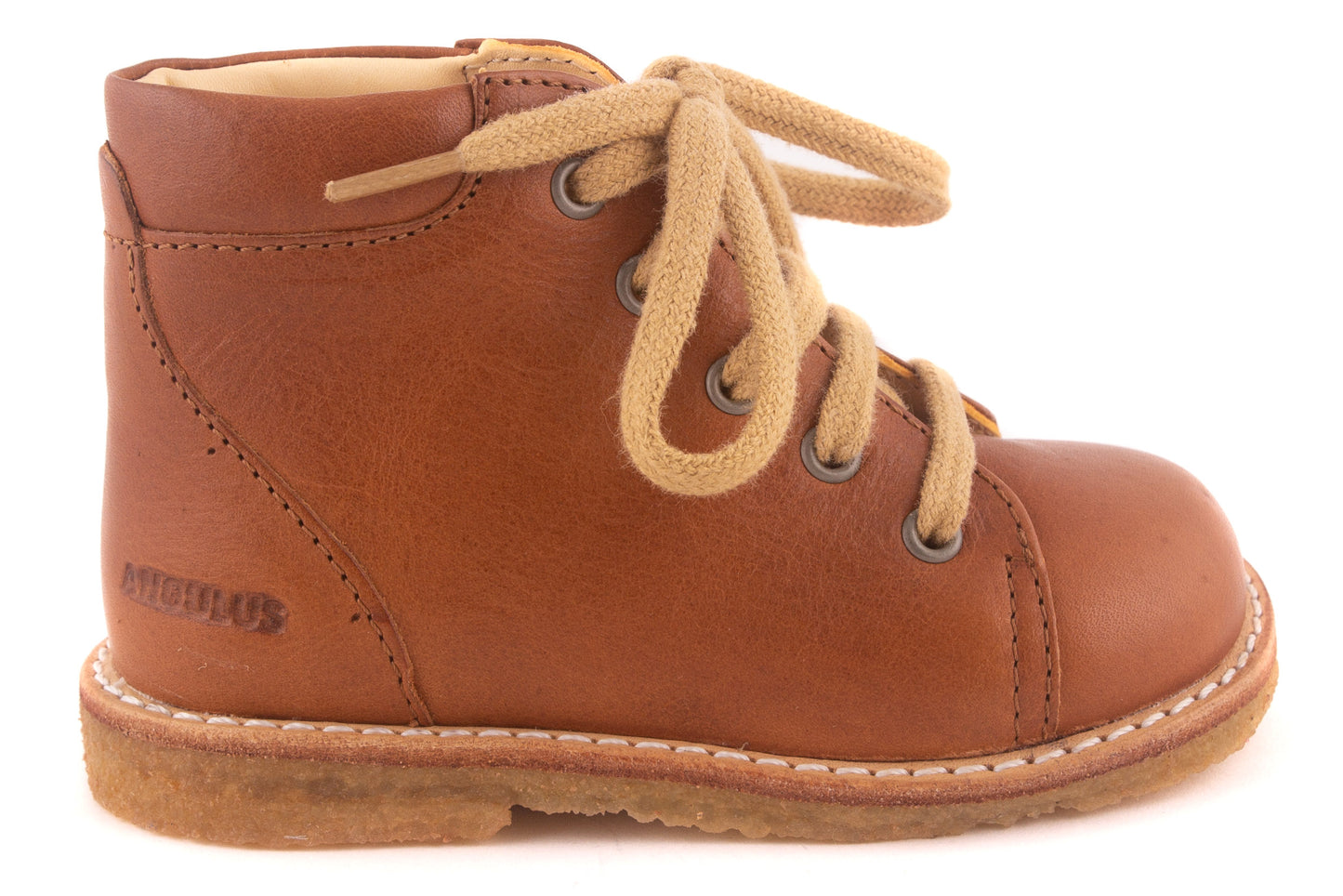Veterschoen Cognac Leder
