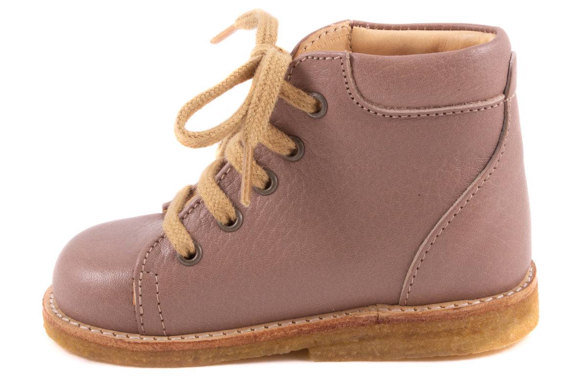 Veterschoen Oudroze Leder