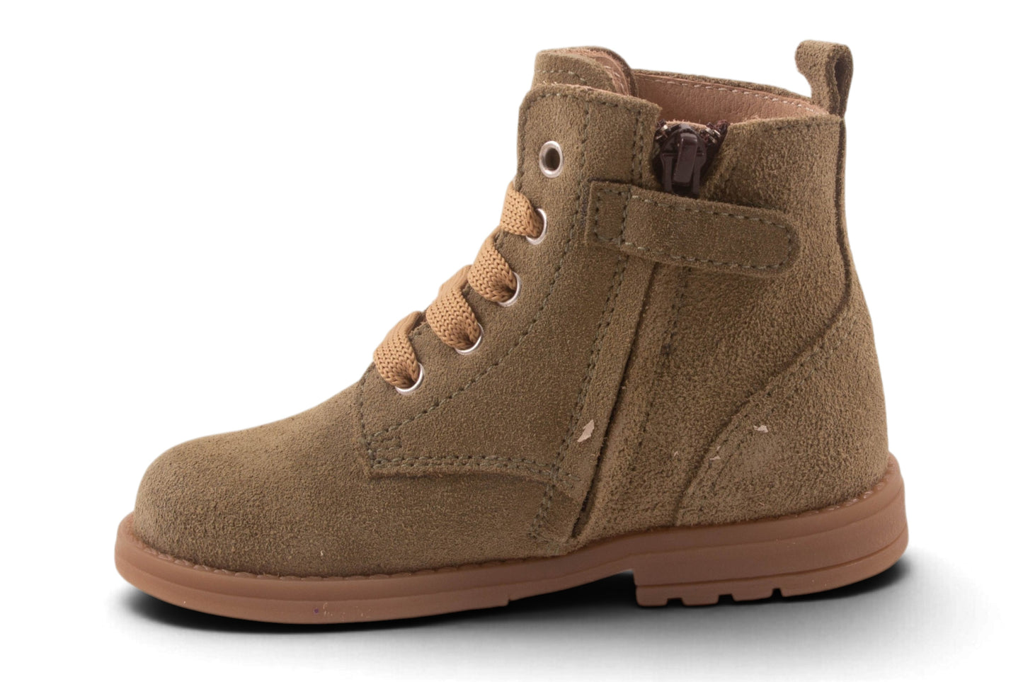 Biker Mint Nubuck Glitter Hartjes