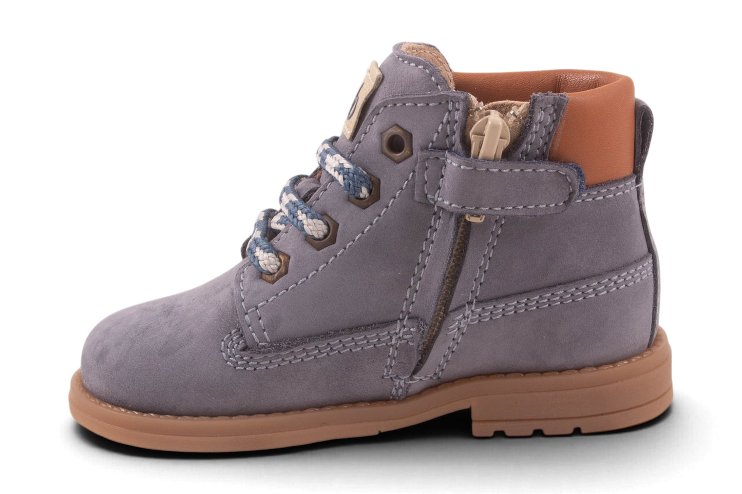 Bottine Jeansblauw