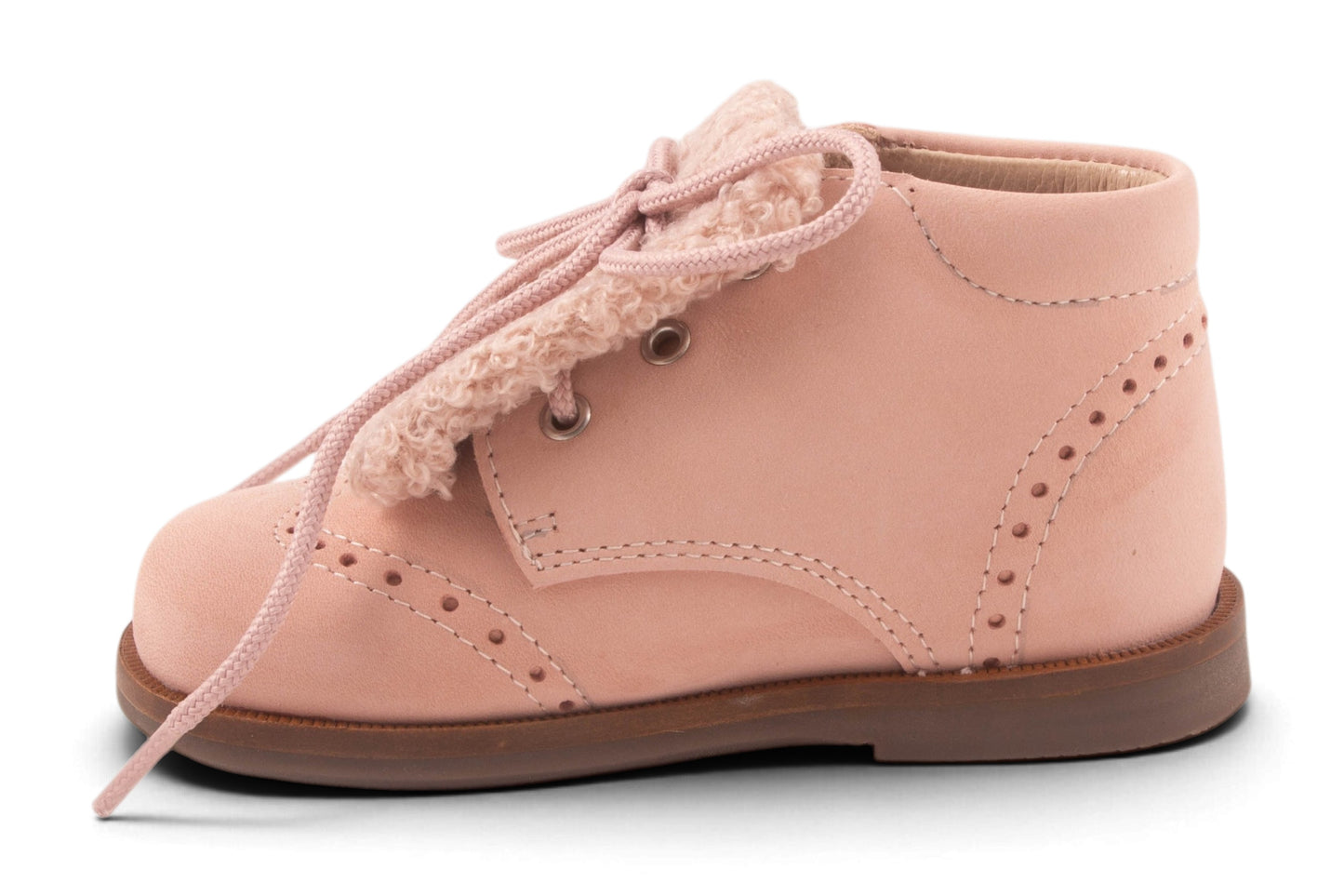 Roze Nubuck Teddy Voor