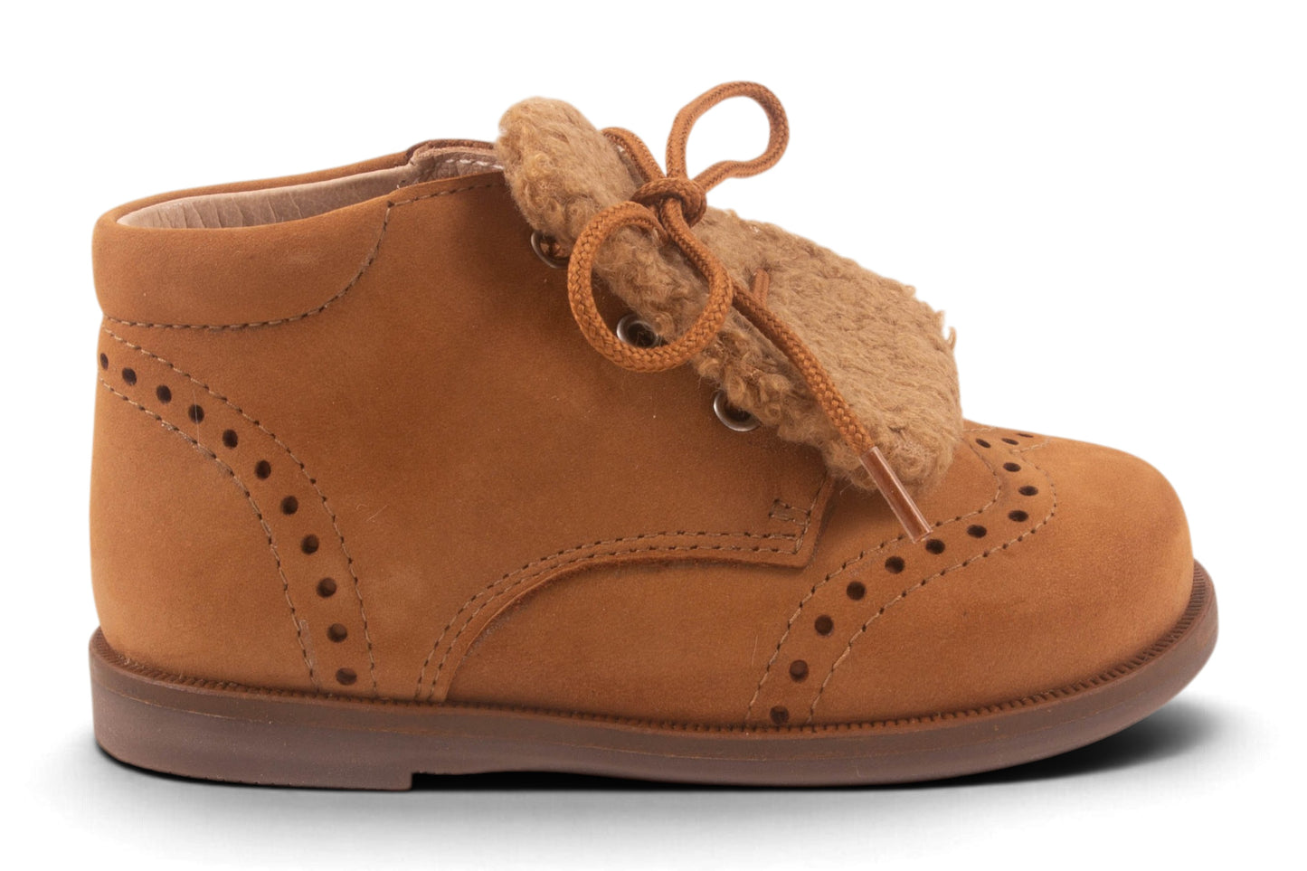 Cognac Nubuck Teddy Voor