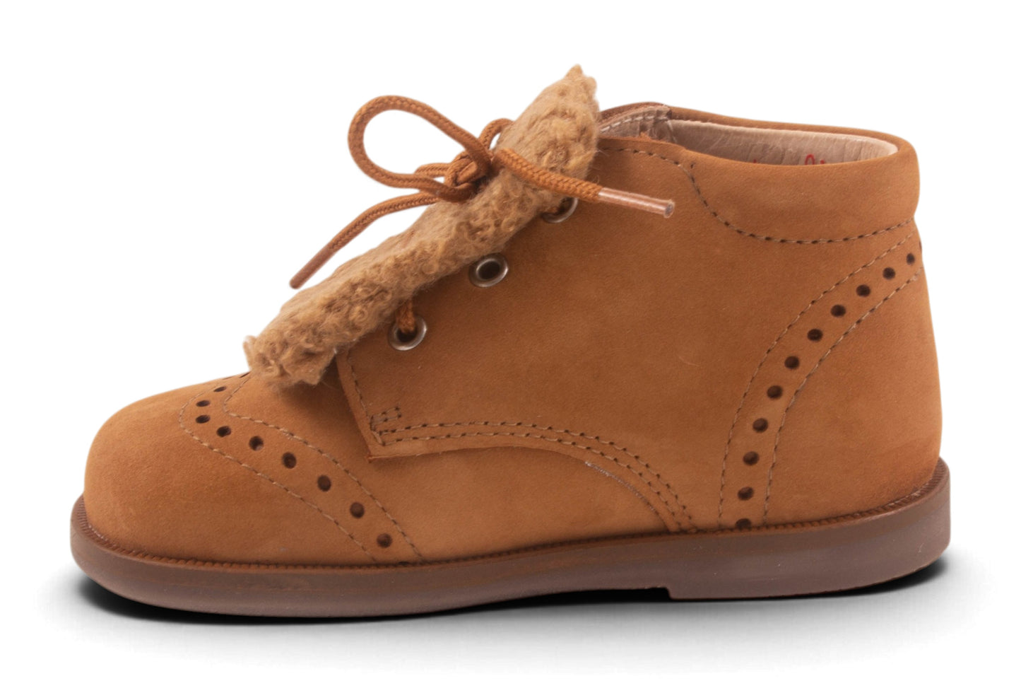 Cognac Nubuck Teddy Voor