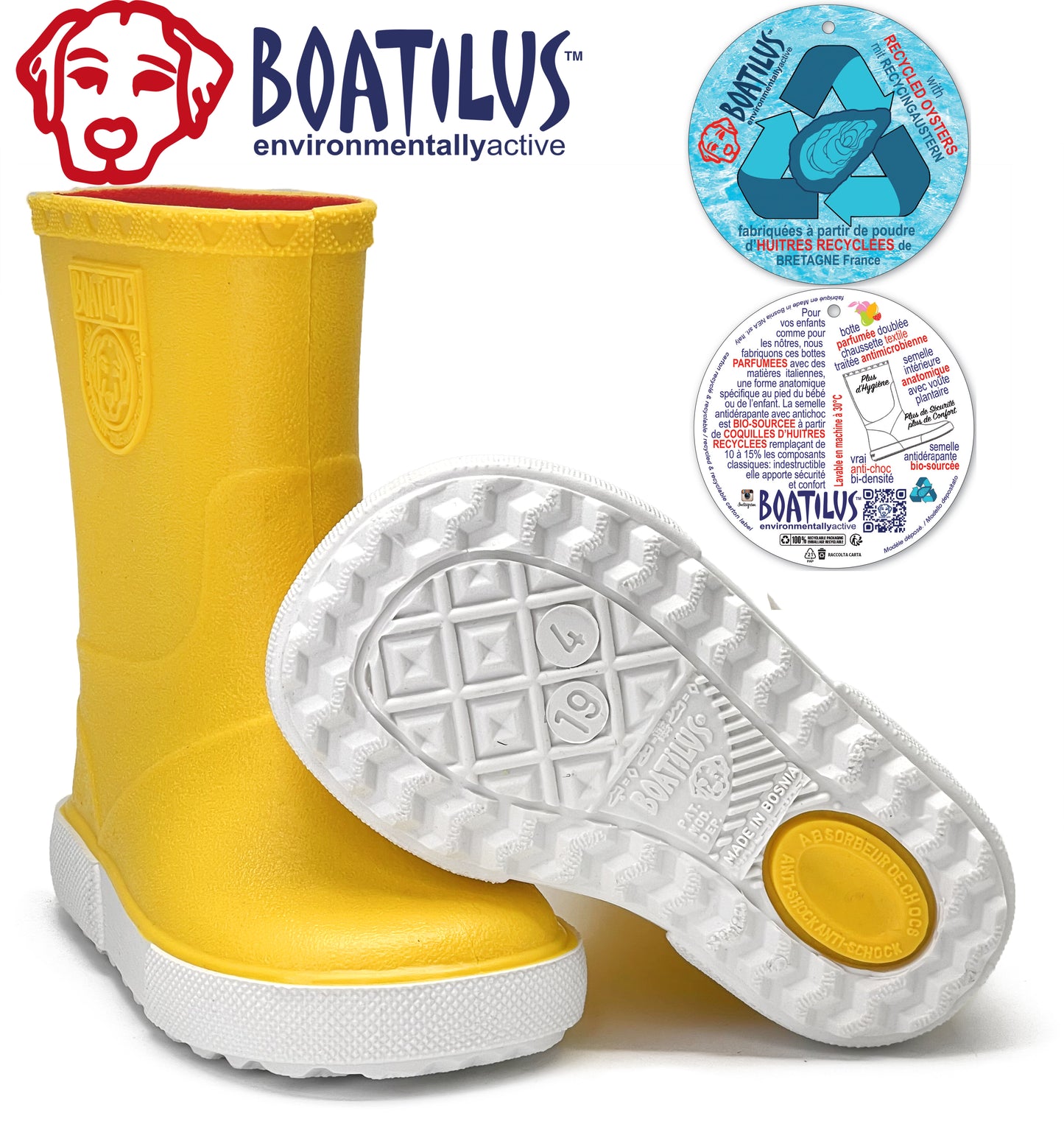 boatilus regenlaarsje yellow