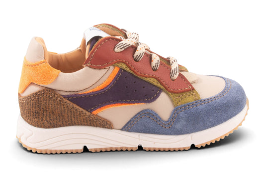Runner Klein Blauw Tip Rood Groen Blauw Streep