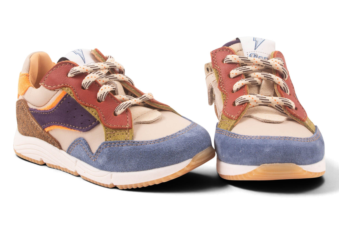 Runner Klein Blauw Tip Rood Groen Blauw Streep