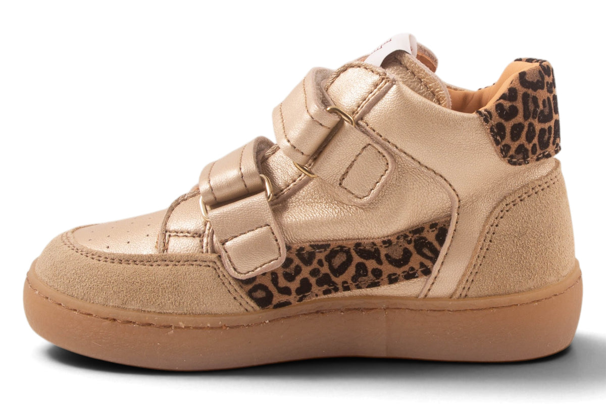 Velcro Goud Metalic Leopard Streep