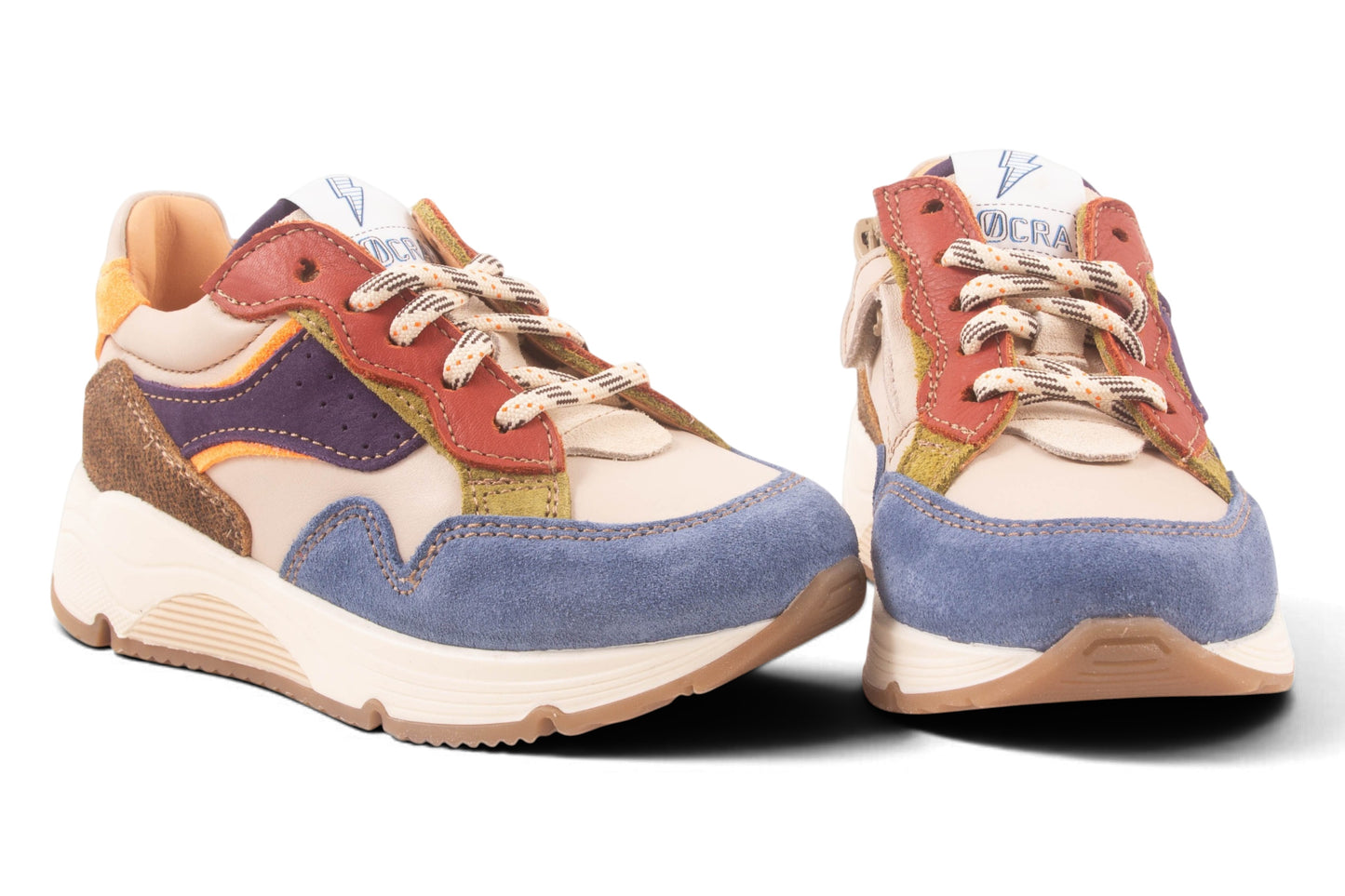 Runner Blauw Tip Rood Groen Blauw Streep
