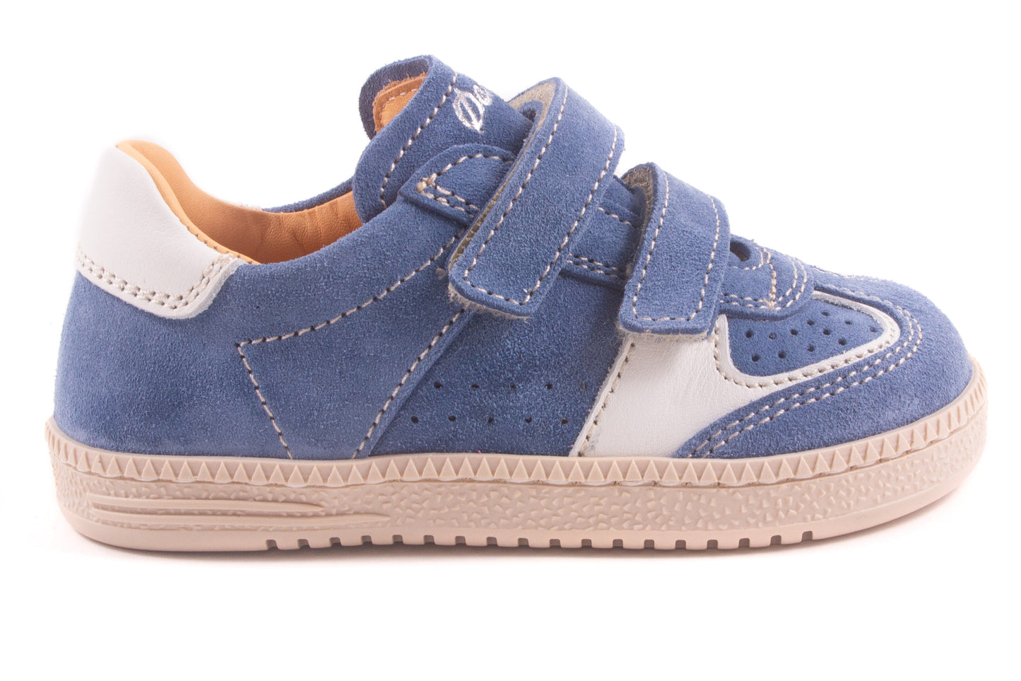 Sneaker Klein Blauw Nubuck Velcro