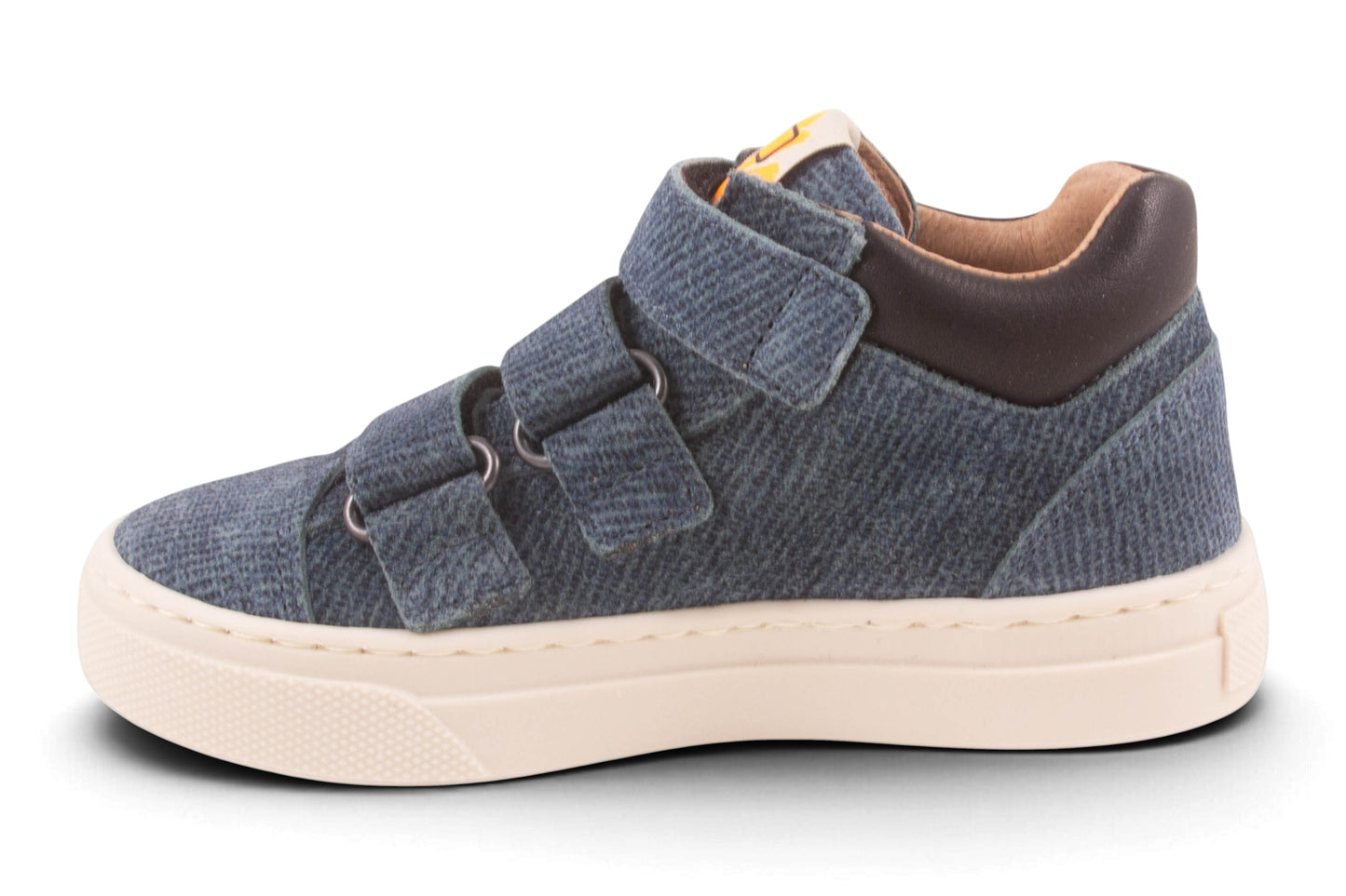 Velcro Blauw Print Zwart Streep Opzij