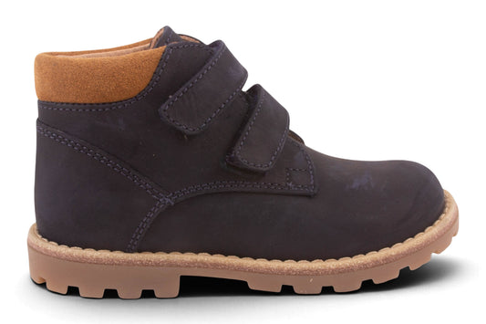 Velcro Blauw Bruin Rand