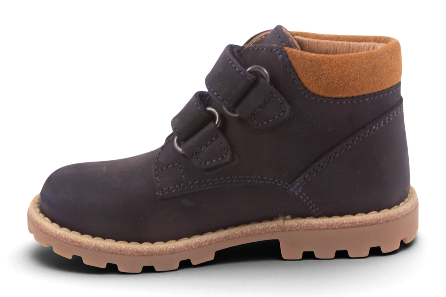 Velcro Blauw Bruin Rand