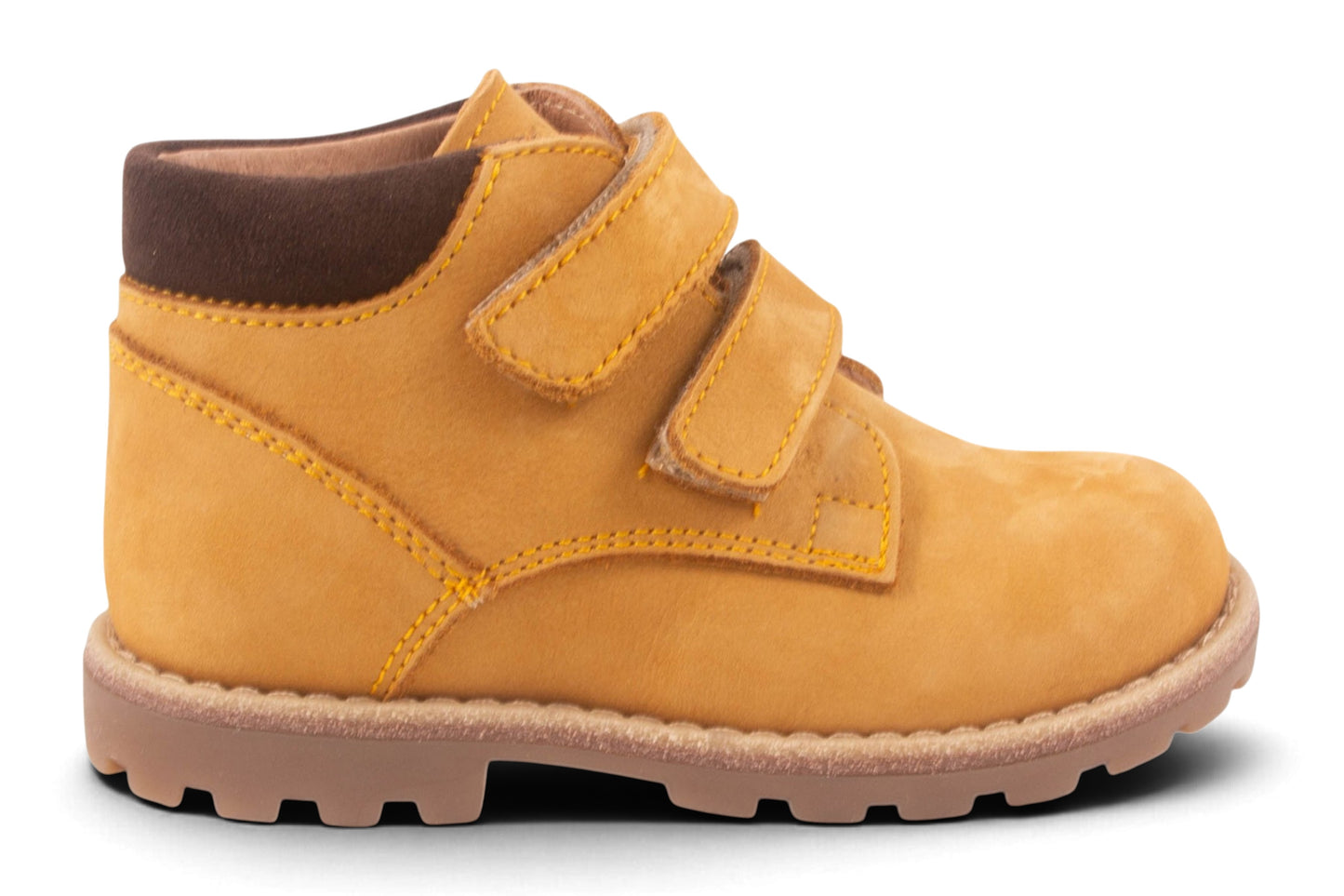 Velcro Oker Donkerbruin Rand