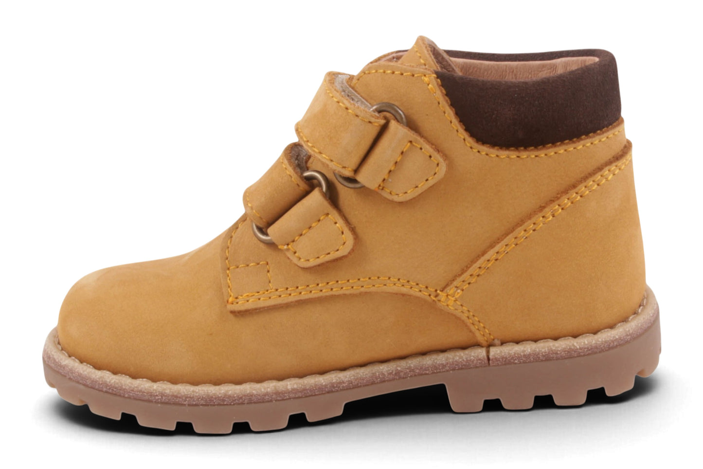 Velcro Oker Donkerbruin Rand