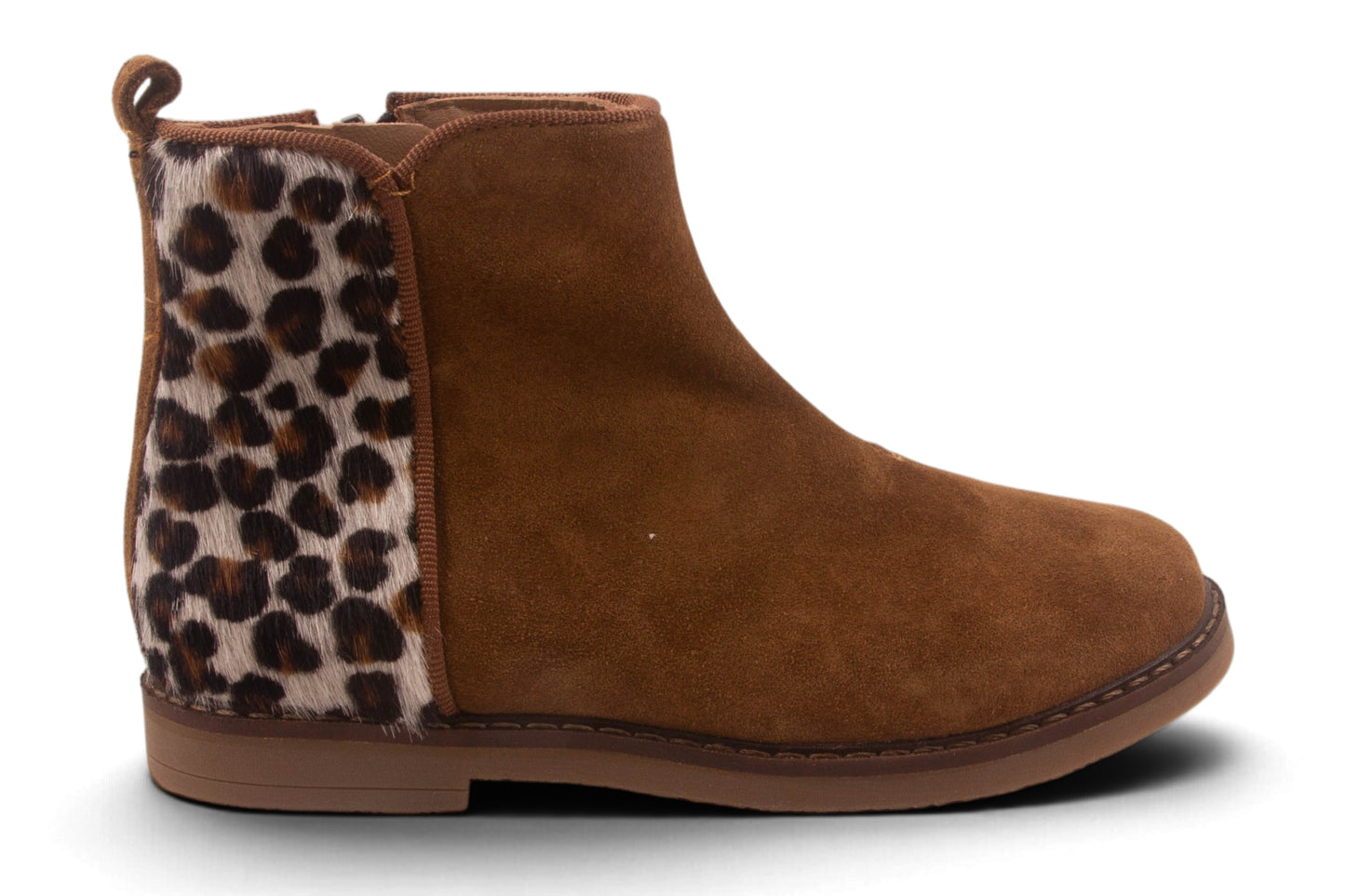 Bruin Nubuck Leopard Achter