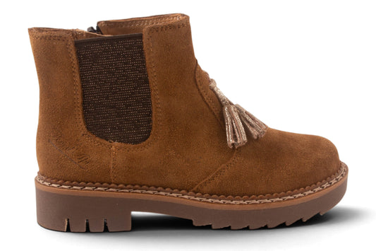 Bruin Nubuck Kwastjes Vooraan