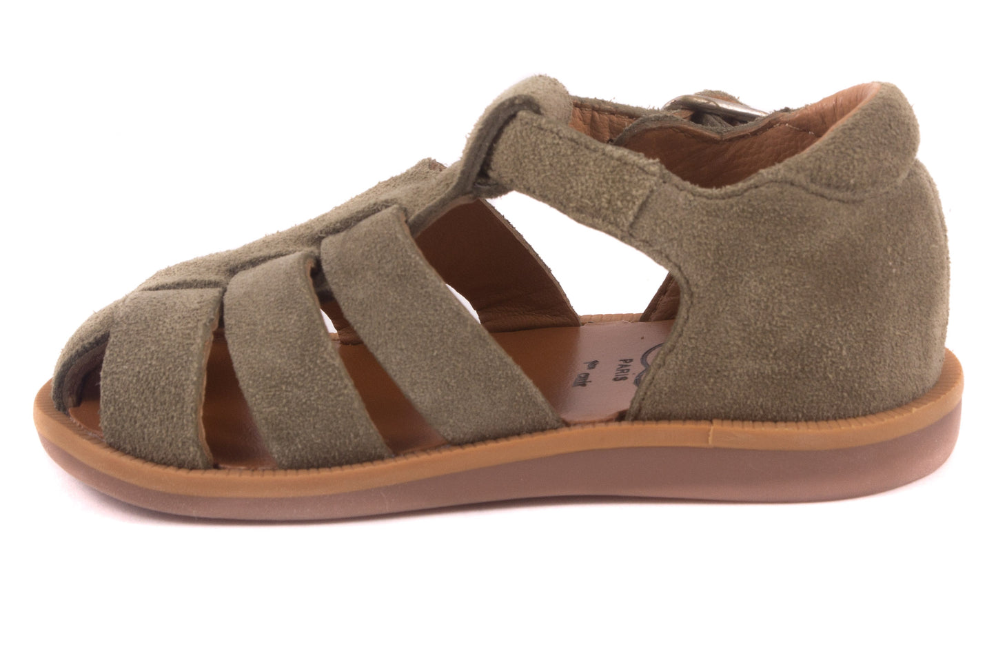 Sandaal Gesloten Kaki Nubuck