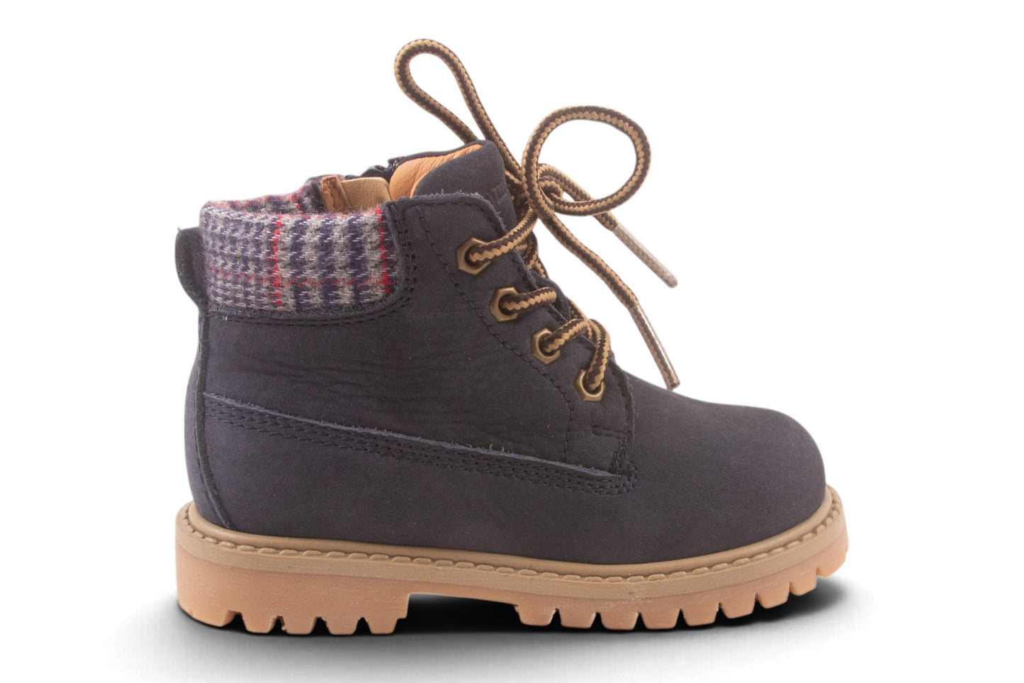 Bottine Blauw Ruitjesrand