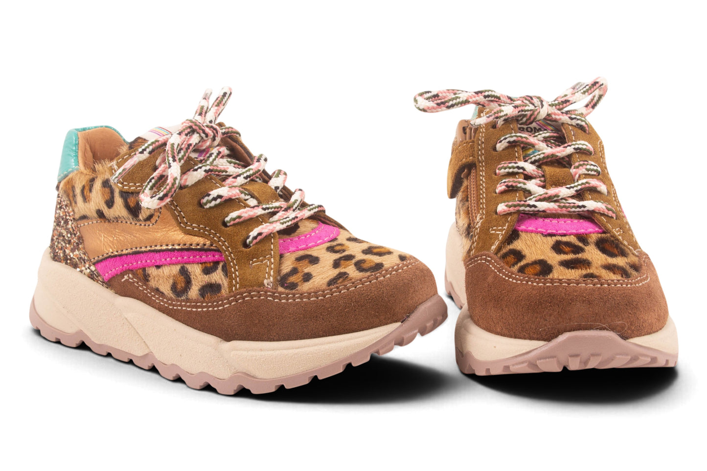 Runner Leopard Pony Metalic Streep