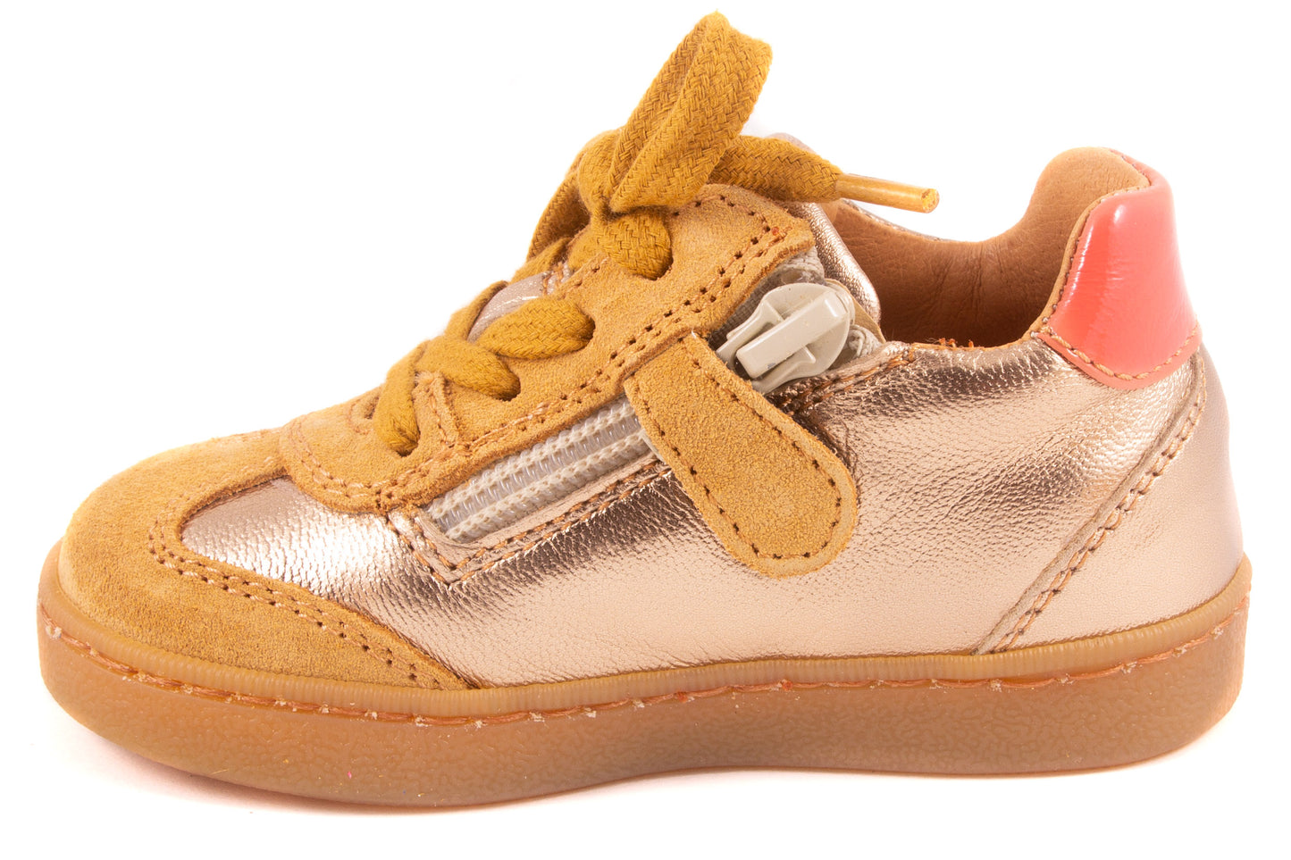 Sneaker Klein Goud Metalic Leopard Pony V Opzij
