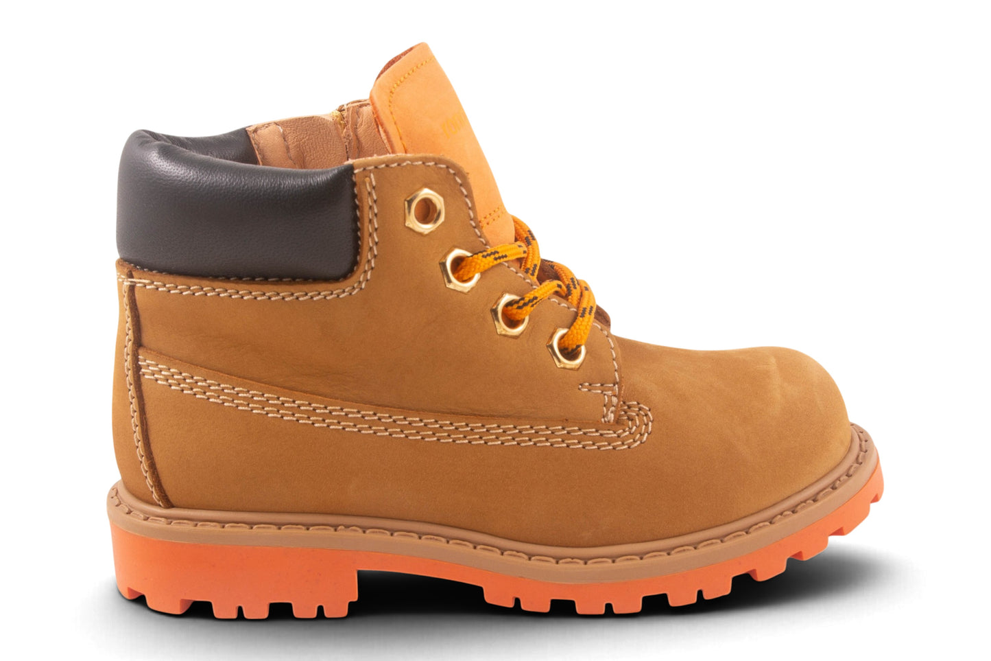 Bottine Oker Geel Oranje Zool