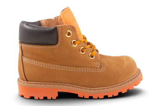 Bottine Oker Geel Oranje Zool