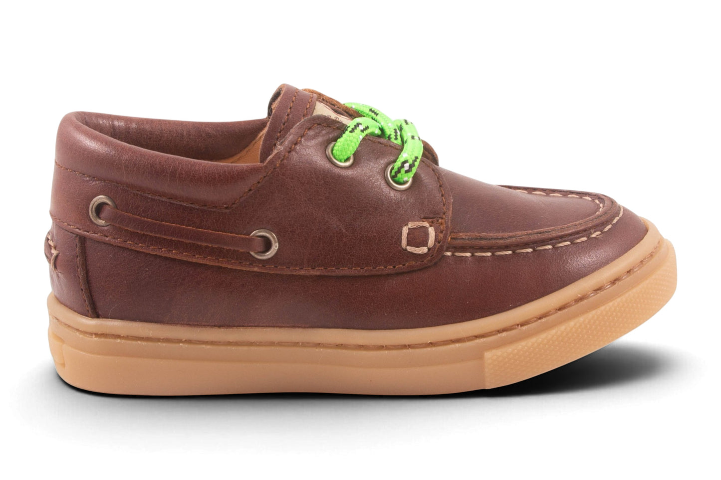 Loafer Cognac Groen Veter