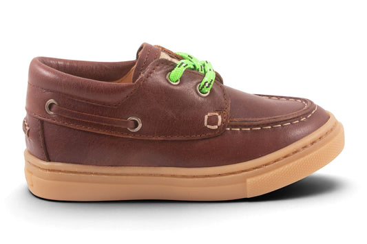 Loafer Cognac Groen Veter