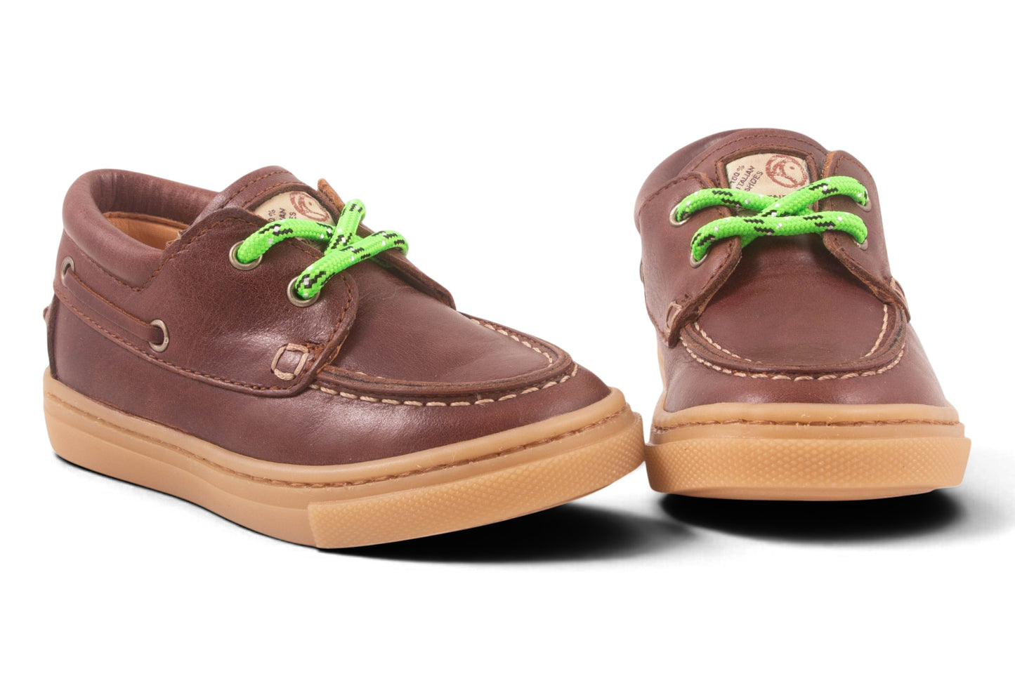 Loafer Cognac Groen Veter