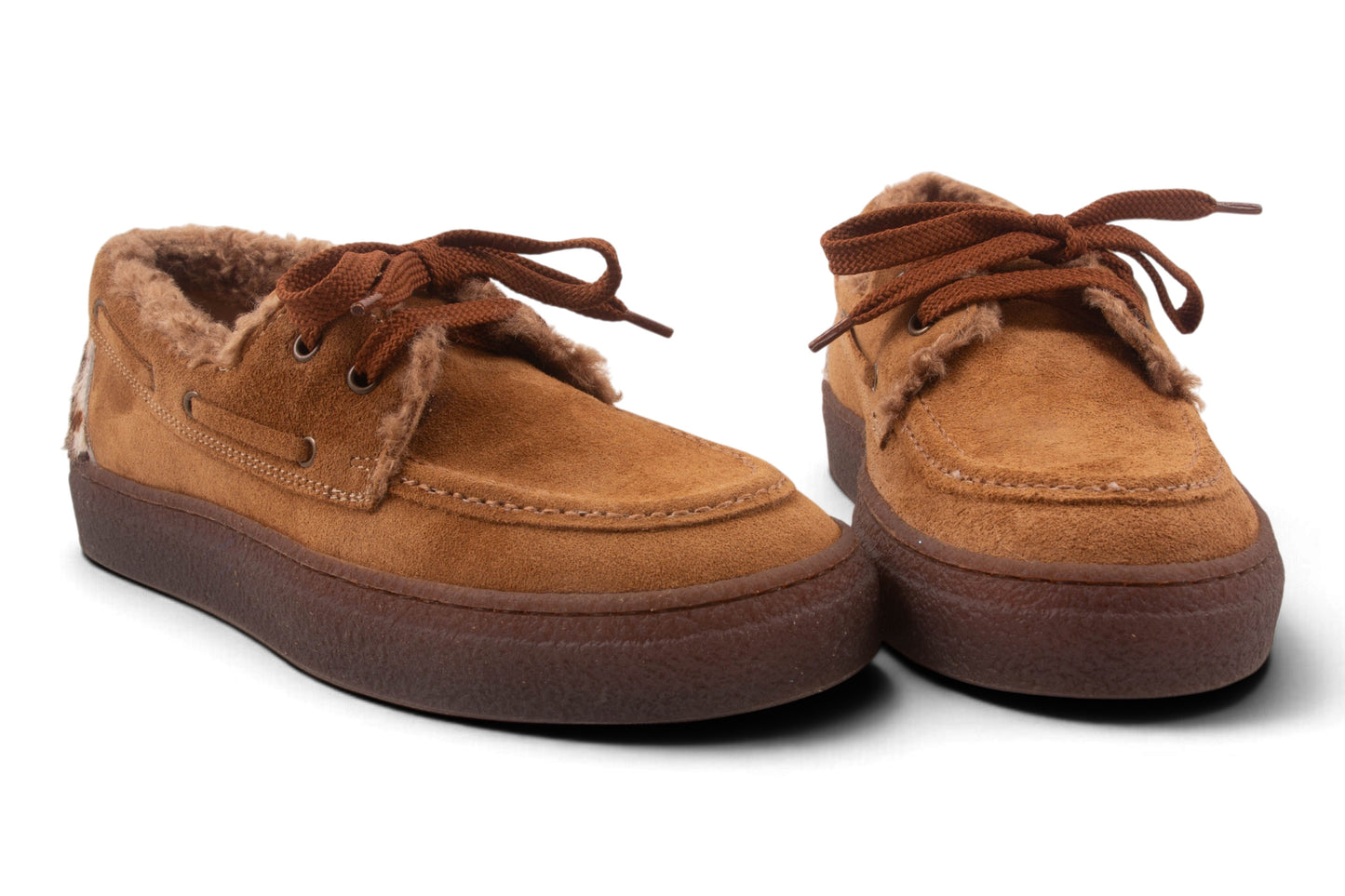 Saika Bootschoen Bruin Nubuck Teddy Rand