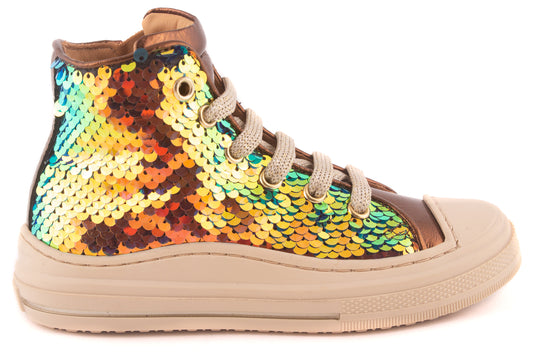 Sneaker Basket Multi Pailletjes