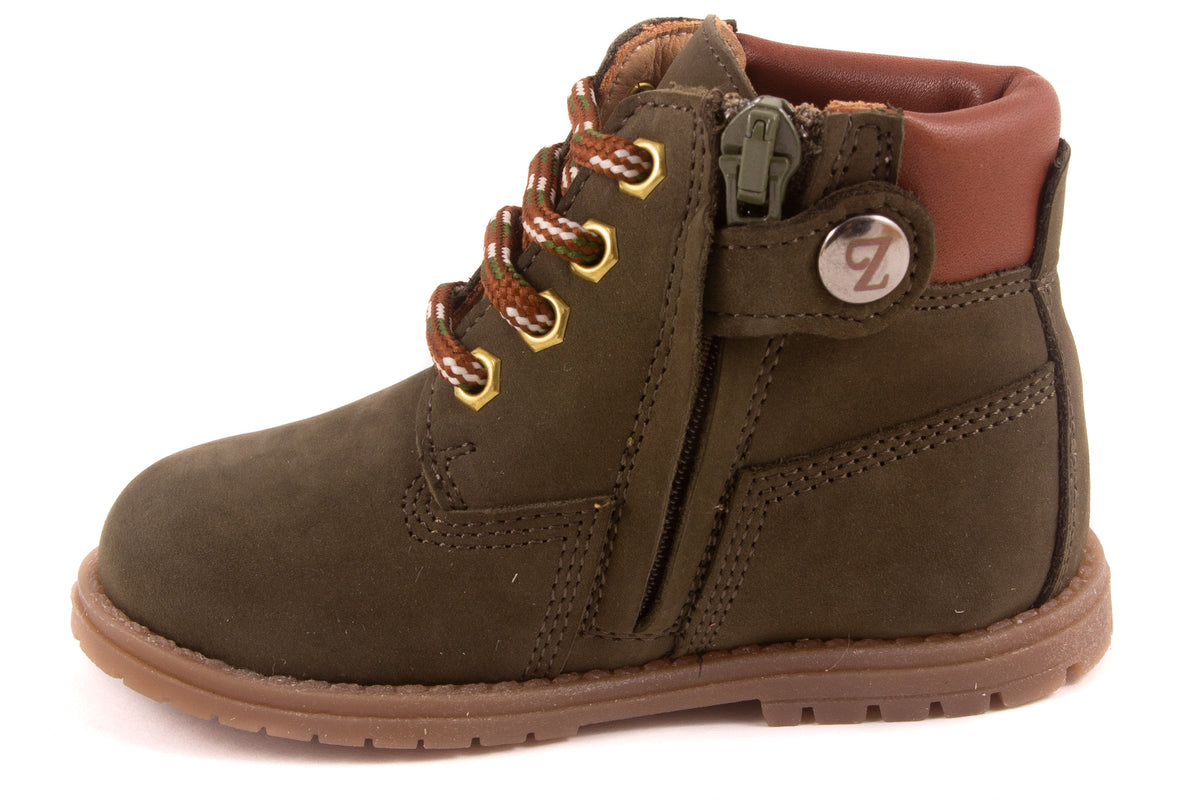 Veterschoen Kaki Nubuck