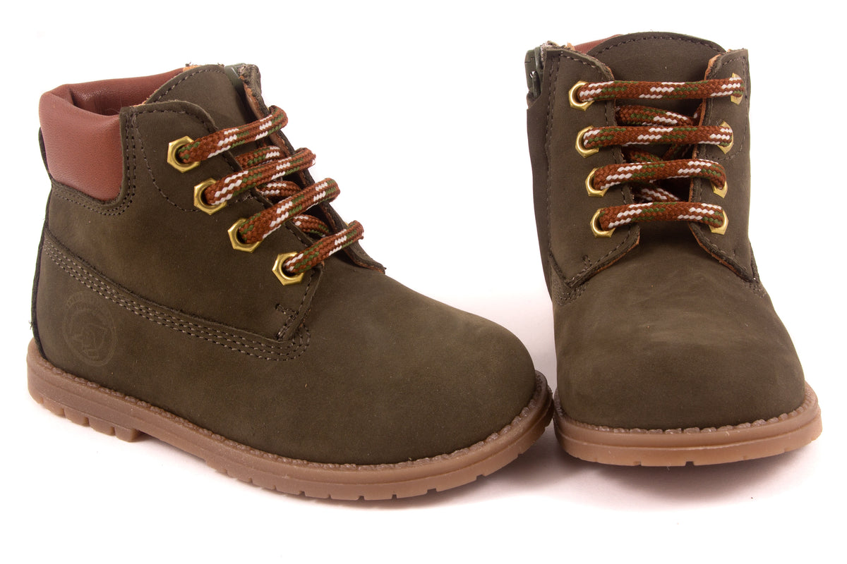 Veterschoen Kaki Nubuck