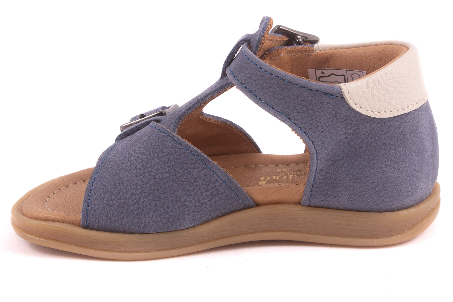 Sandaal Gesloten Hiel Blauw Nubuck