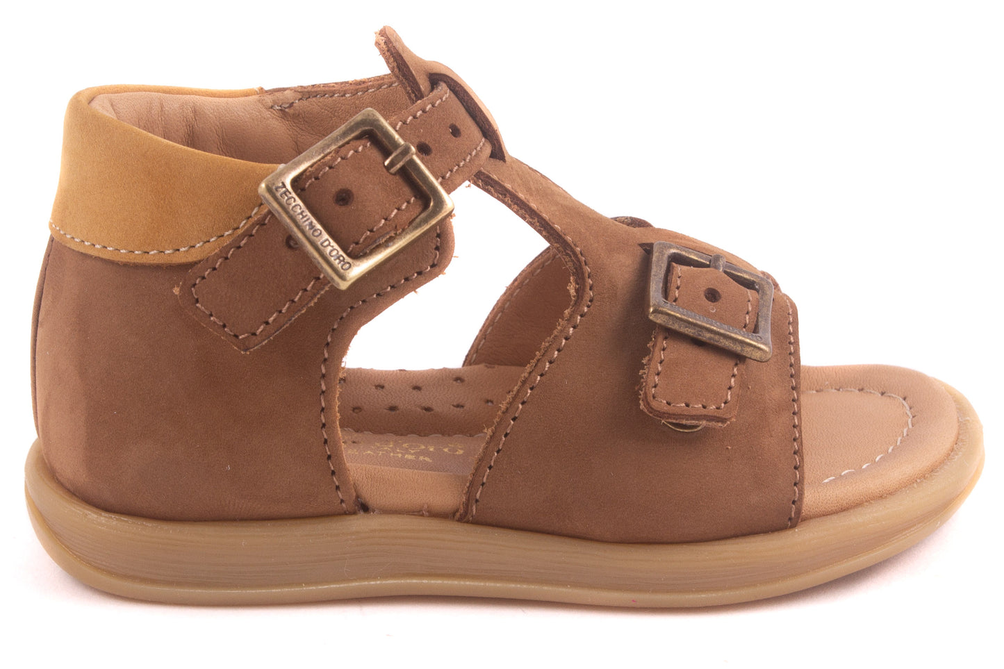 Sandaal Gesloten Hiel Bruin Nubuck