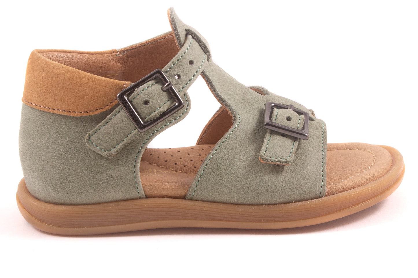 Sandaal Gesloten Hiel Mint Nubuck